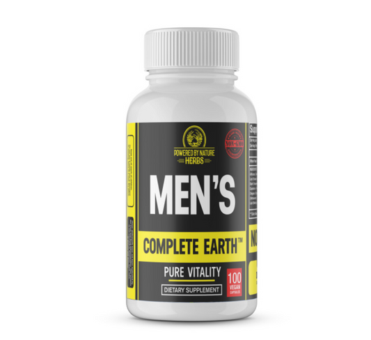 For that reason we created the Men's Complete Earth Multivitamin. This product was created to fill in the gaps of your diet by providing you with rich plant vitality via nutrition that feeds your cells in addition to your sexual reproductive system.
